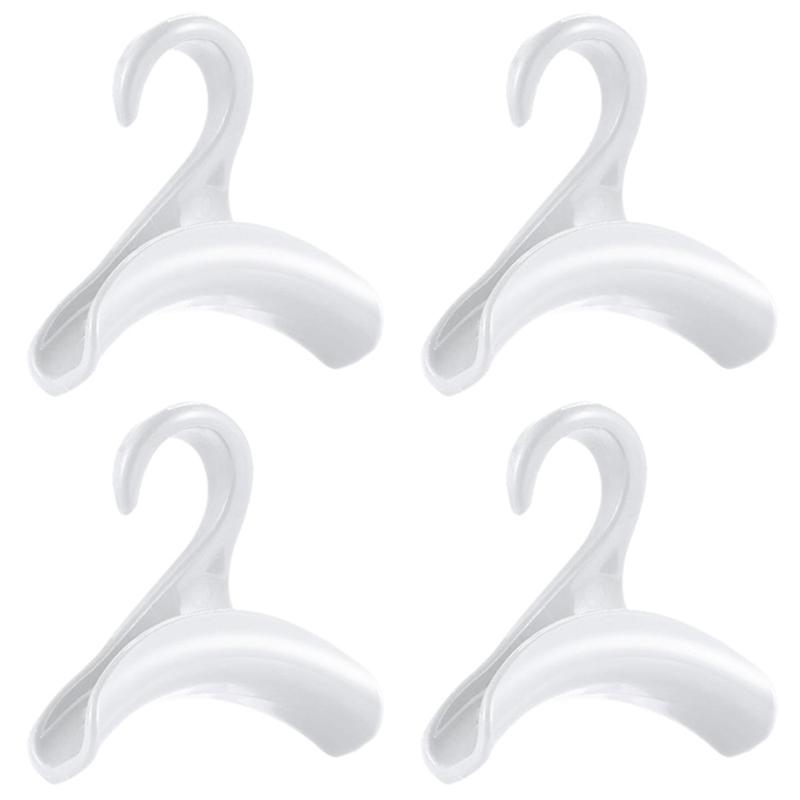 2/4/6pcs Widen Multipurpose Hangers Connection Hook Space Saving Hat Silk Scarf Shawls Handbag Hanging Rack Wardrobe Organizer