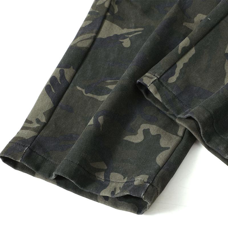 Plus Size 4XL-10XL Autumn Oversize Camouflage Cargo Pants for Men Clothes Casual Elastic Waist Long Trousers