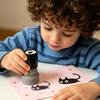 Cute Black Cat Stamp Self Inking Cat Pattern Stamp Mini Kitten Stamp for Journals Cards Planners Scrapbooks Decoration