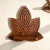 Wall Shelf Bohemian Wooden Hanging Rack Display Decorative Ornament Made From Wood Suitable