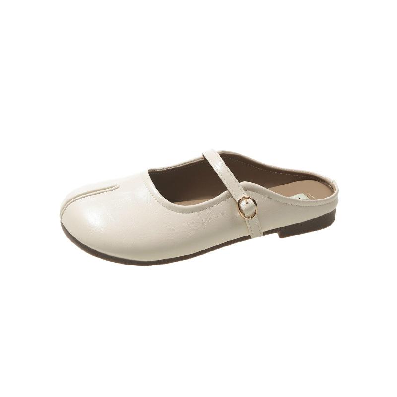 Baotou полутапочки женские туфли весна и осень ретро с юбкой прилив с подставкой для ног Mueller Shoes модная женская летняя дышащая обувь 40 1898₽