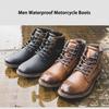 Ankle Boots Men Motorcycle Boots Footwear