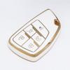 5 Buttons For GMC Yukon Gold Edge TPU Shell for Buick ENVISION S Plus Avenir for Chevrolet Tahoe Suburban Car Key Case Fob Cover
