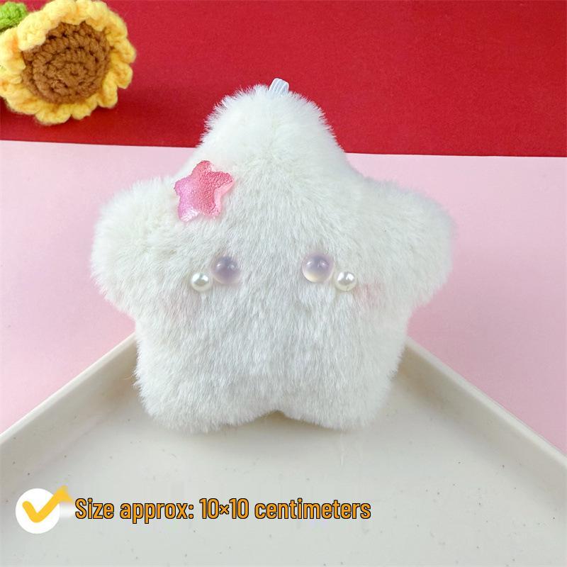 

Очаровательный пищащий брелок-плюшевая кукла в виде пятиконечной звезды - Идеальный подарок для девичьего сердца для пар или лучших друзей Door Buckle [Squeaky]