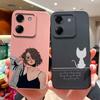 For Xiaomi Poco M7 Pro 5G Case Cute Cartoon Sweet Girl Silicone Soft Protective Back Cover For XiaomiPocoM7 Pro 5G Fundas Coque