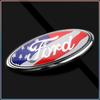 Auto Auto Heckklappe Emblem Aufkleber 11,5x4,5cm Passend für Ford Ranger Escape Mondeo Fusion Fiesta Kuga Edge Focus Mustang Emblem Logo Zubehör