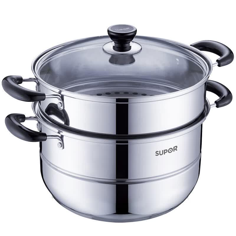 Supor 304 Stainless Steel 2-Layer Steamer Pot