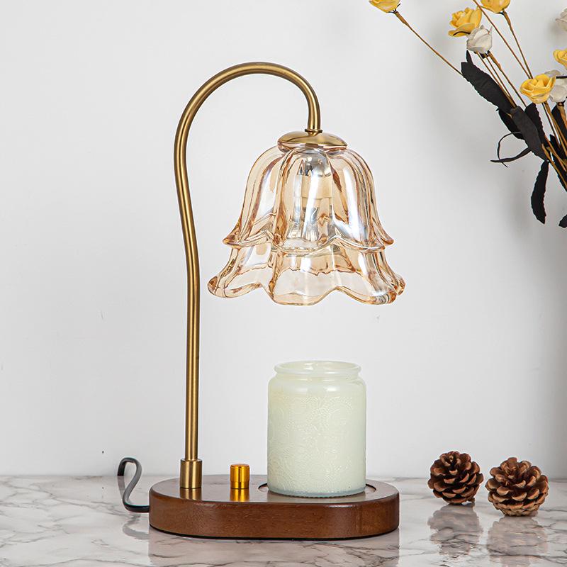 Aromatherapy Wax Melting Lamp with Essential Oil, No Flame, for Bedroom – Multifunctional Table Lamp and Fragrance Diffuser
