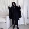 TOWYYO Poncho Einfacher Dolman-Umhang mit Ausgestellter Mehrlagiger Fleece Plus Harajuku und Modern Schmeichelhaft für und Winter Herren-Hoodie, Farbe, Kapuze, Ärmel,