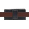 Étui Housse en Cuir Horizontal - BQ - 5015L FIRST - Noir - Boucle de Ceinture - Fermeture Magnétique