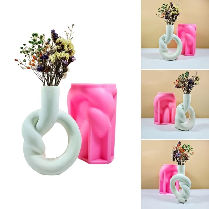 High Quality Silicone Flower Vase Mold for Creating Unique Nordic Style Art Vases and Individualized Home Decorations