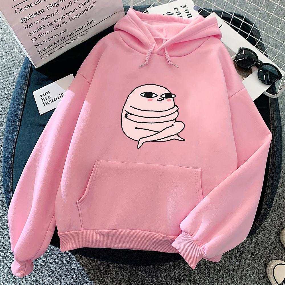 Pink Ketnipz Hoodies Kawaii Clothes Cartoon Comic Korean Fashion Sweatshirts Graphic Hoodie Moletom Winter Tops