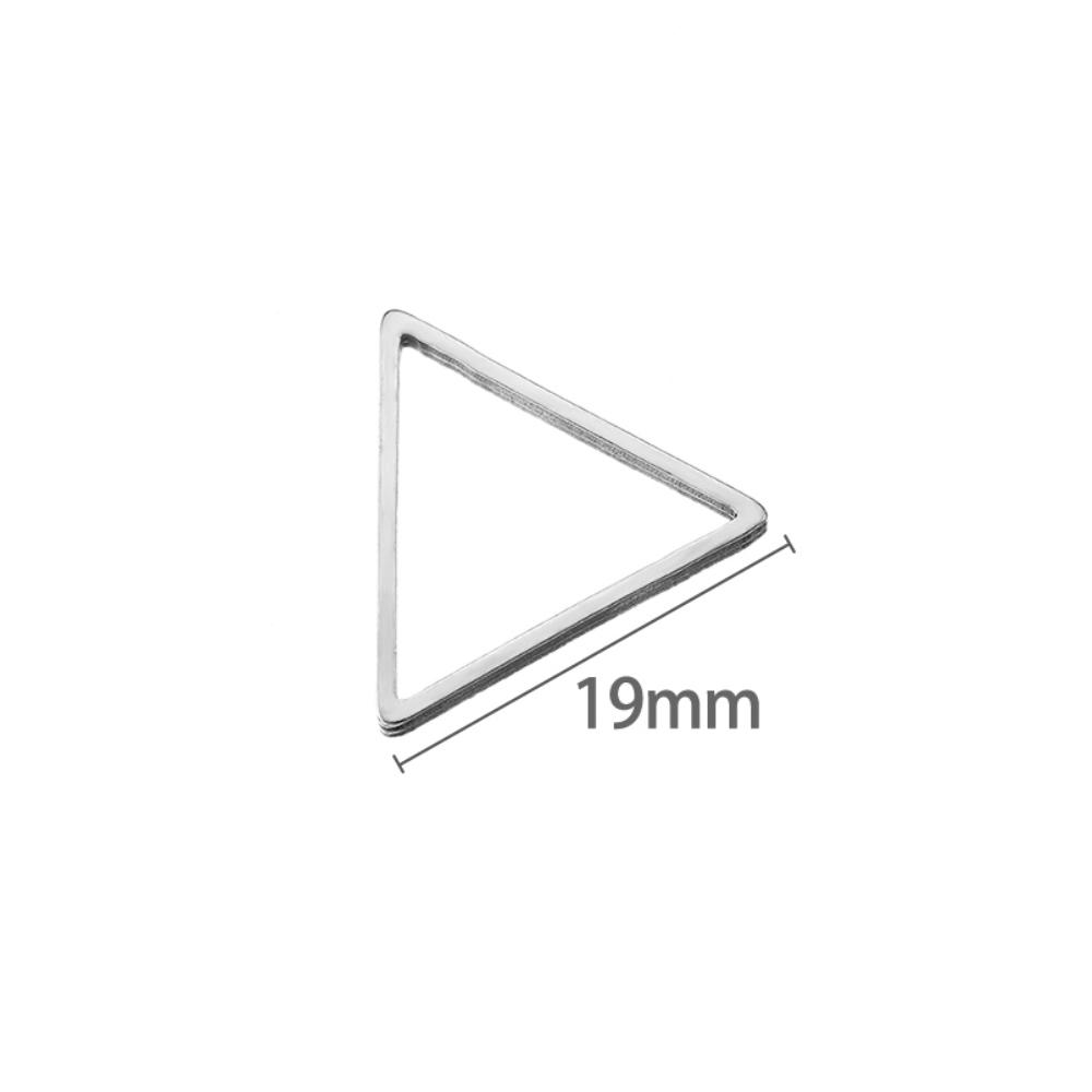 20pcs Stainless Steel Frames Charms DIY Resin Earring Pendants Base Geometry Hexagon Blank Bezel for Jewelry Making DIY Findings