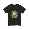 Grinning Bulldog Money Tee | Cartoon Dog, Cash Wreath, Cool Money T-Shirt Cotton