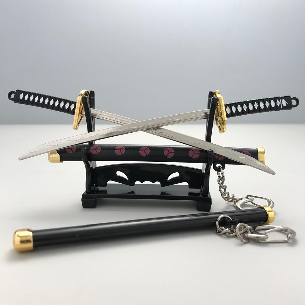 8 Stylów Roronoa Zoro Samurajski Miecz Brelok Dla Kobiet Mężczyzn Pochwa Katana Szabla Klamra Breloczki Cosplay Zabawka Biżuteria Prezent N842