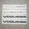1 szt. 3D ABS Litery Logo VOGUESE Naklejki na Tylny Bagażnik Samochodu Odznaka do Range Rover Executive Wydłużona Edycja Akcesoria
