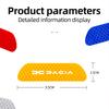 4Pcs Car Accessories Door Sticker Safety Warning Reflective Sticker For Dacia Duster Logan Sandero Stepway Dokker Lodgy MCV