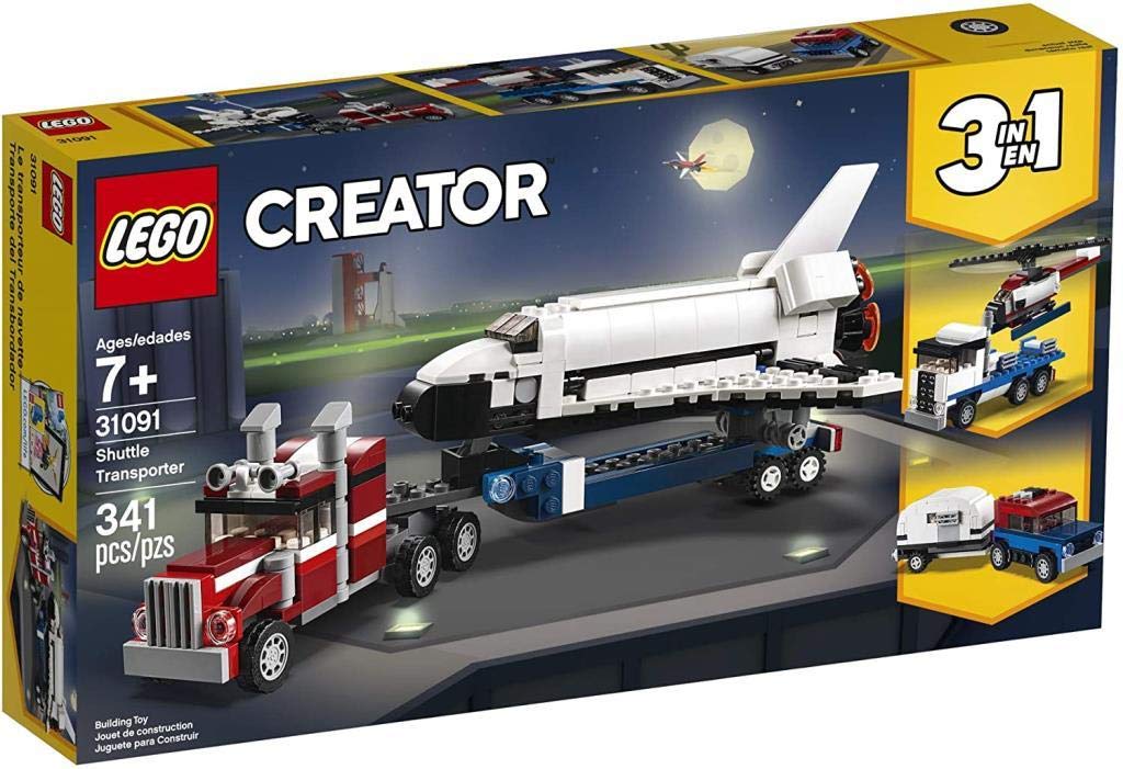 LEGO Creator Shuttle Transporter 31091 Educational Toy Building Blocks for Girls and Boys