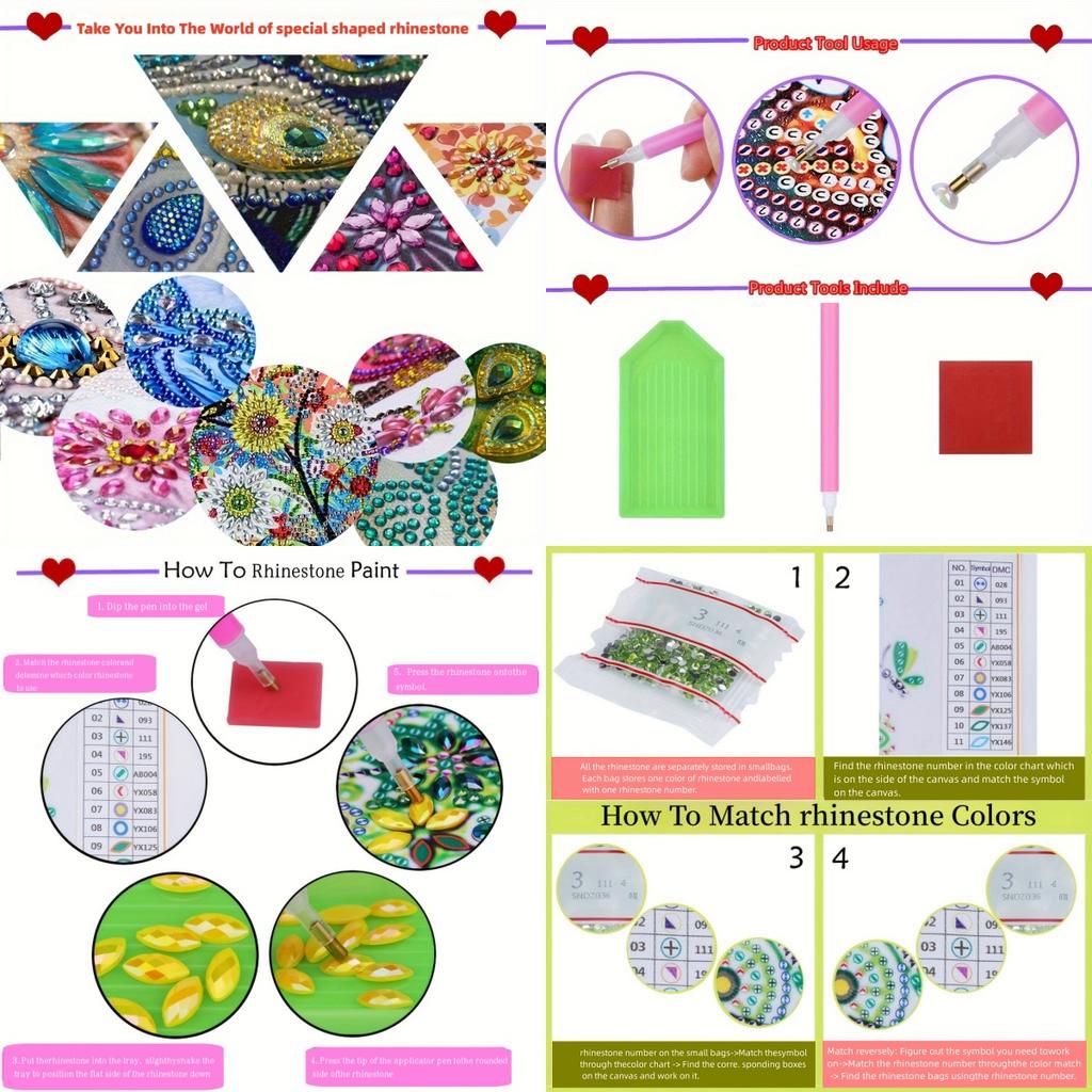 8-piece DIY Marine Animal Print Diamond Art Painting Coasters Wooden Coasters Living Room Office Bar Restaurant