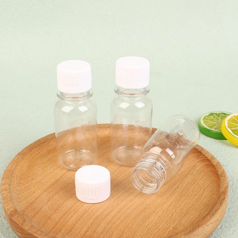 5 ks 60ml Malé plastové lahvičky Lahvičky na zázvorové shoty s víčky Mini lahvičky na džus Opakovaně použitelné Nádoba na tekutiny Nepropustné