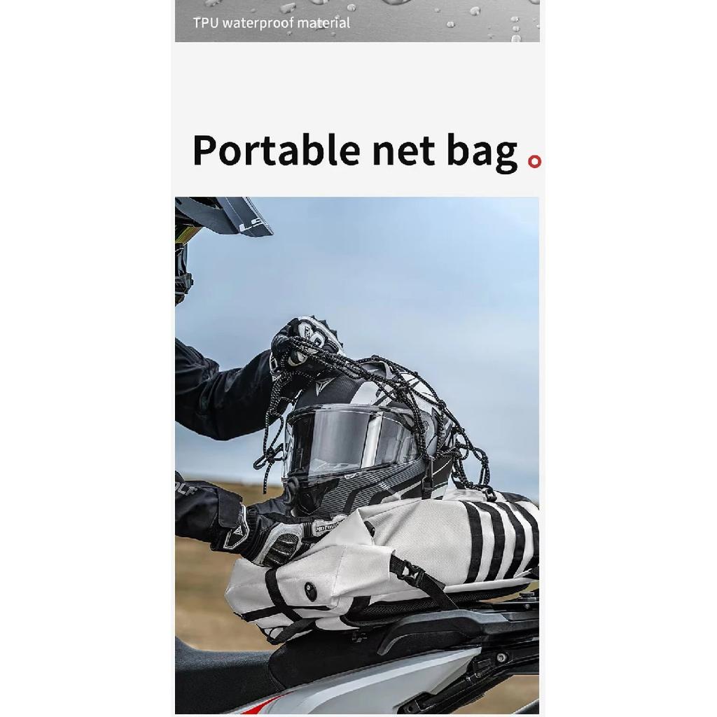 Motowolf Oxford Motorrad Wasserdichte Tasche Rucksack Langstreckenreise Trockentasche Tragbare Wasseraufbewahrungstasche Abenteuer Reitausrüstung