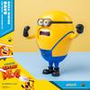 Minions Despicable Me 4 Mega Dave Action Figure with Hidden 6 Interchangeable Facial Minion Model Gift for Kids Ages 8 and Up Toy, 4.7-inch Pocket,
