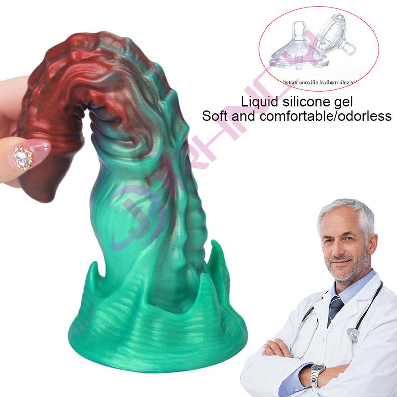 Anal Dildos Adult Sex Toys for Women Demon Monster Dildo Silicone Buttplug 18+ G-spot Masturbation Anal Dilation Big Anal Plug