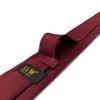 SHLAX&WING Plain Red Silk Tie for Men, Long and Narrow, 6cm