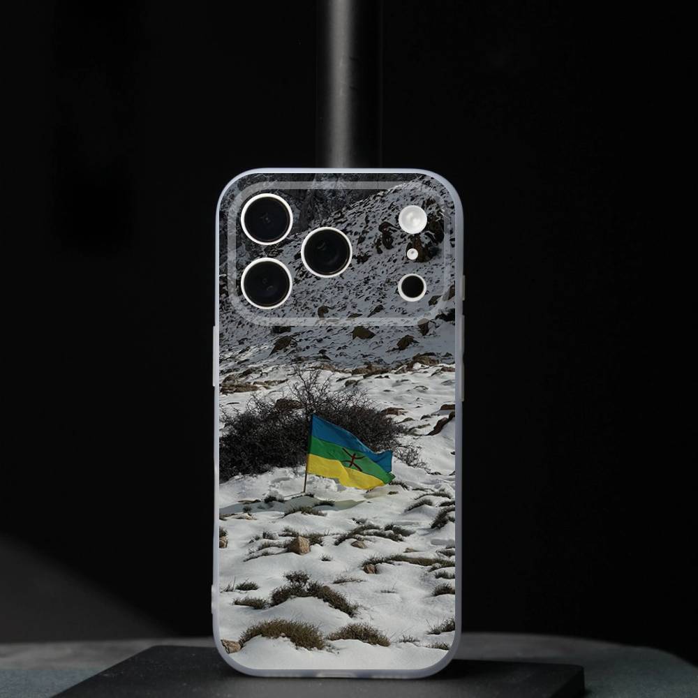 Amazigh B-Berber Flag For iPhone 17,16,15,14,13,12,11,Pro,Max,Plus,Mini,SE4,E Magnetic For Magsafe Wireless Phone Case