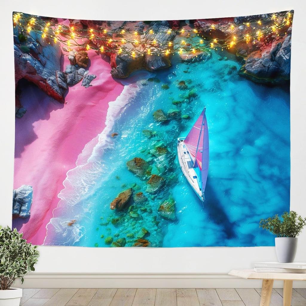 Christmas Santa Claus Wall Hanging Tapestry Ink Galaxy Wall Hanging Tree Wall Hanging Gorgeous Christmas Tree Fireplace Gifts