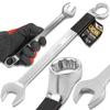 JCB 75 Degree Angled Open End Spanner 19mm CR-V Steel Double Ended