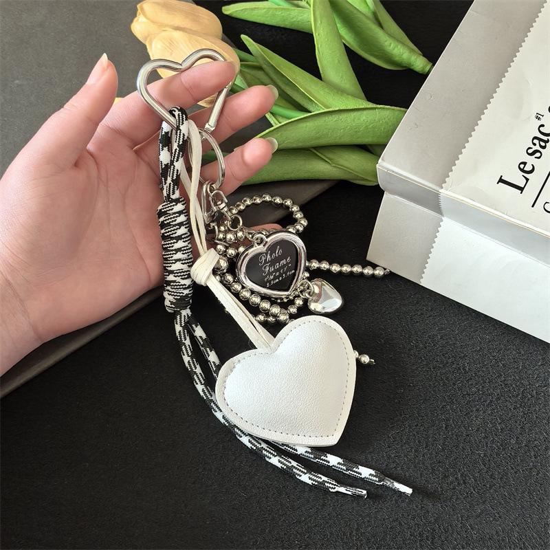 Miu Style Bag Charm: Korean Braided Rope Keychain for Backpacks & DIY Accessories