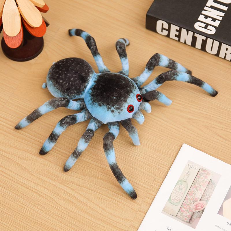 Cross-Border Black Spider Plush Toy - Children s Zoo Figure Ornament Doll Gift