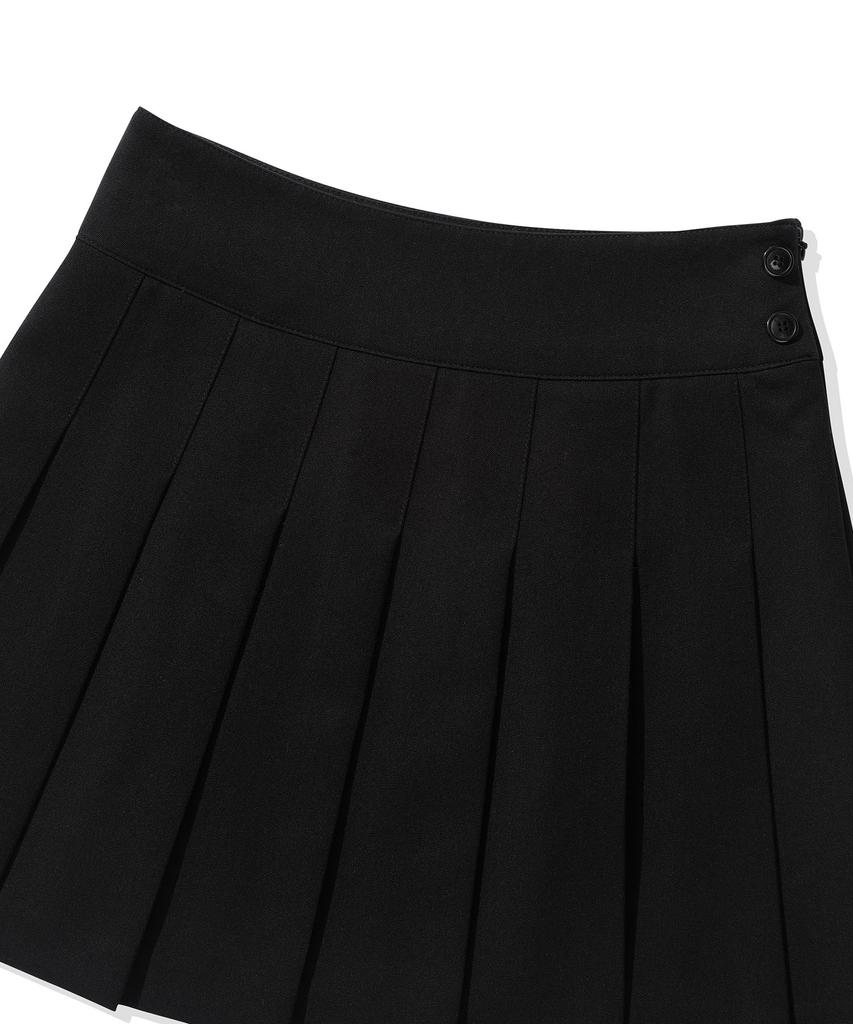 CGP (Women) Pleated Mini Skirt_Black
