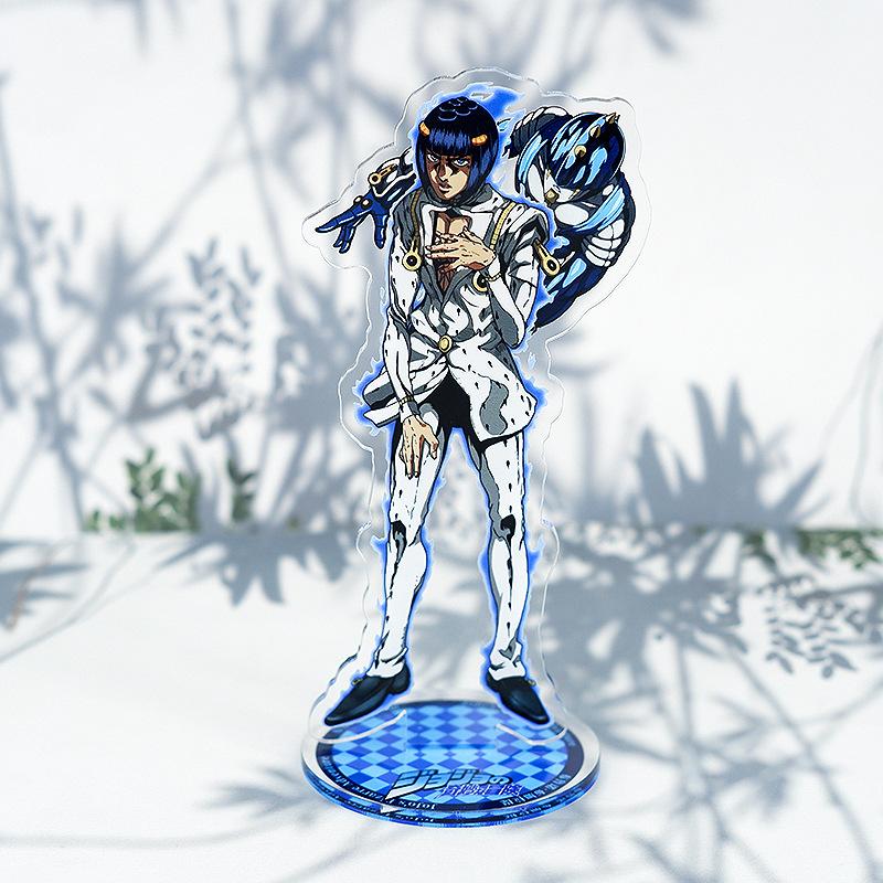 Anime Figure JoJo Bizarre Adventure Cute Cosplay Acrylic Stand Model Plate Desk Decor Standing Sign Keychain for Friend Gifts