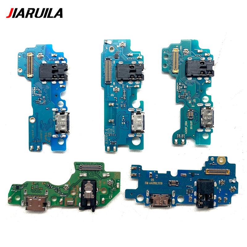 NEW Tested USB Charging Port Dock Charger Plug Connector Board Main Motherboard Flex Cable Parts For Samsung A22 A32 4G A42 5G