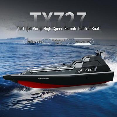 2.4G Turbo Jet High-Speed Remote Control Racing Speedboat Electric Water Toy Model