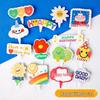 Sushi Cartoon Cupcake Toppers & Ice Cream Flag Picks for Happy Birthday Desserts