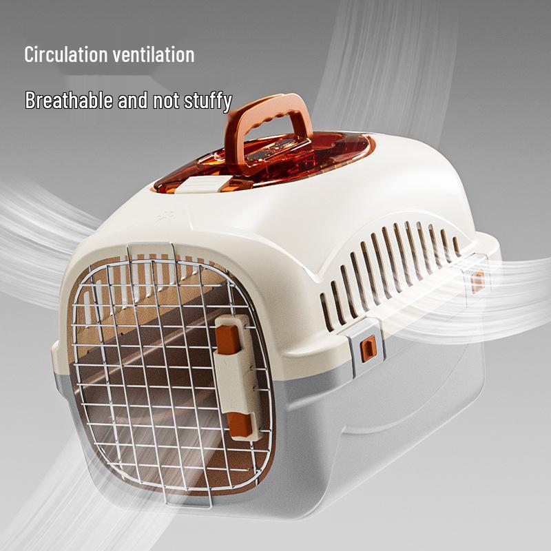 Portable Cat Travel Carrier with Skylight