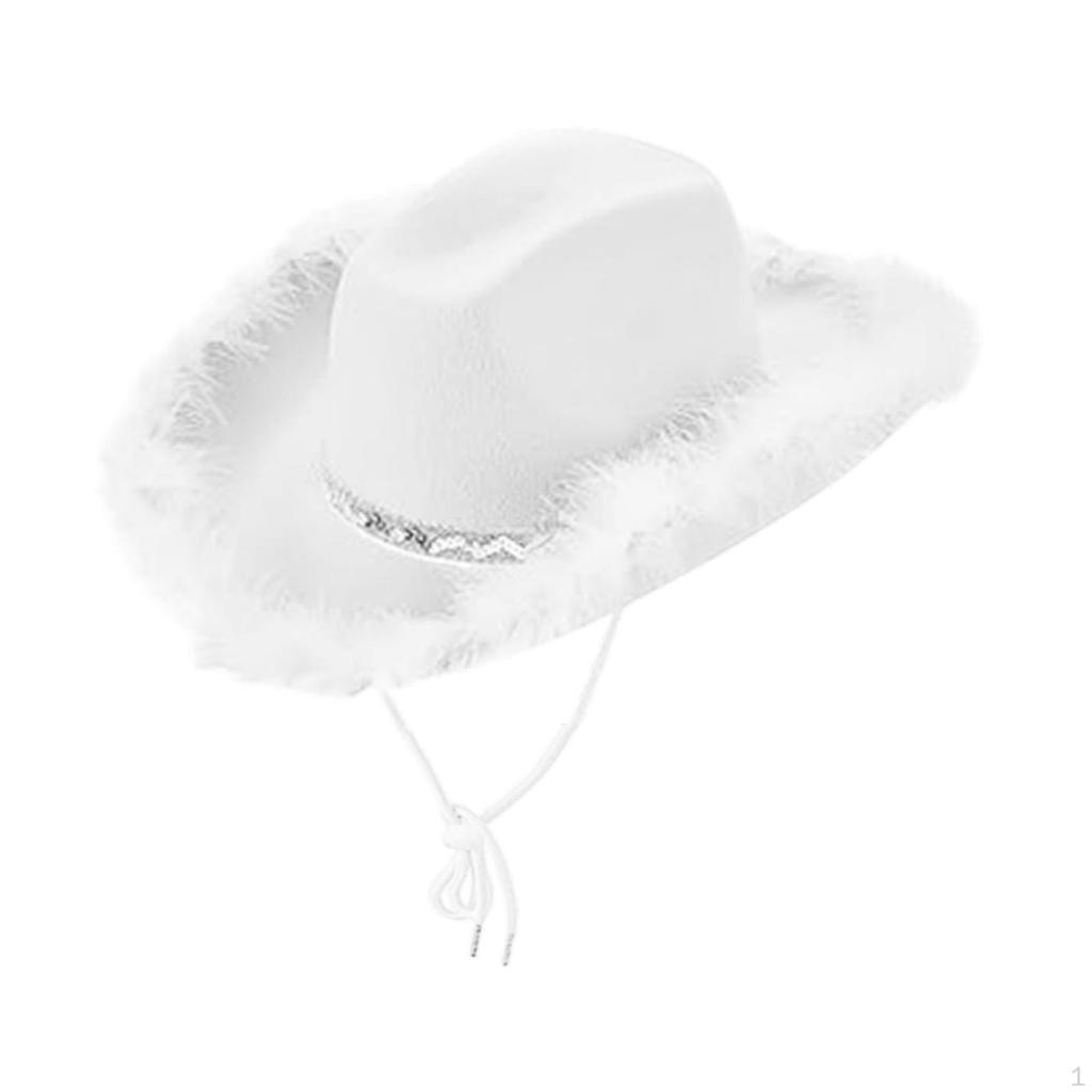 Kowbojski Kapelusz Kreatywny Retro Pióro Kowbojka na Materiały Imprezowe Cosplay Świąteczny