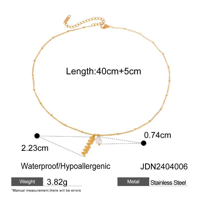 

Stainless Steel Zirconia Heart-shaped Necklace - Luxurious Neck Chain - Titanium Steel - Elegant and Sophisticated for Women JDN2404006