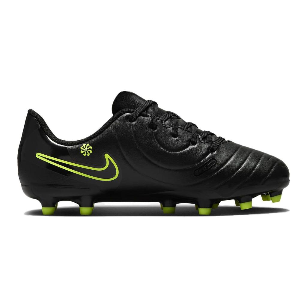 Nike Tiempo Legend 10 Club MG GS Black Volt Kids Sneakers DV4352-001