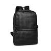 Men and Women Backpack Fashion Backpack Korean Version of The Package Fashion PU Woven Backpack