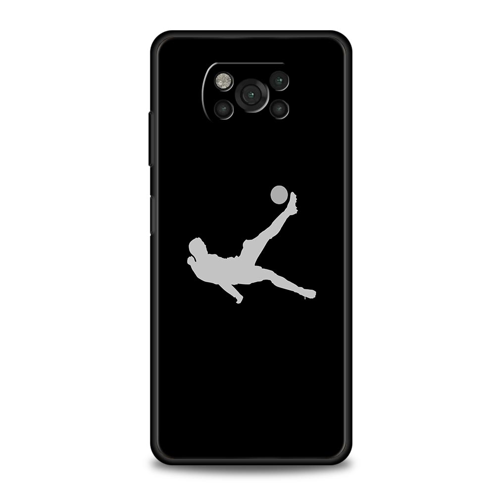 

Чехол для телефона Football Player Soccer Art для Xiaomi Poco X3 NFC M3 F3 F4 M4 X4 Mi Note 12T 12 Pro 10 11 Lite 10T 5G 11T 9T Mi Note 10 Lite