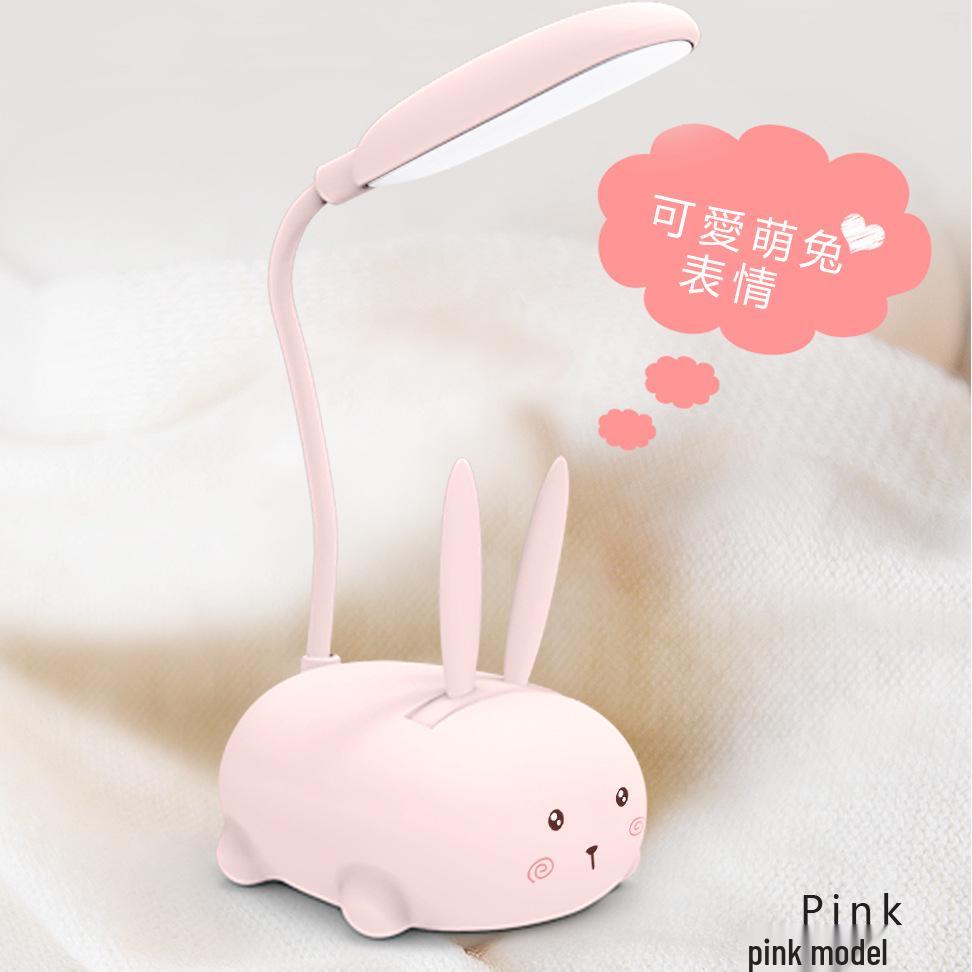 Creative Cartoon LED Foldable Table Lamp - USB Rechargeable Eye-Protecting Book Light