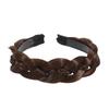 1pc Wig Twist Headbands for Women Wide Fishbone Braids Hairbands Handmade Retro Head Hoop Styling Headwear Accessories