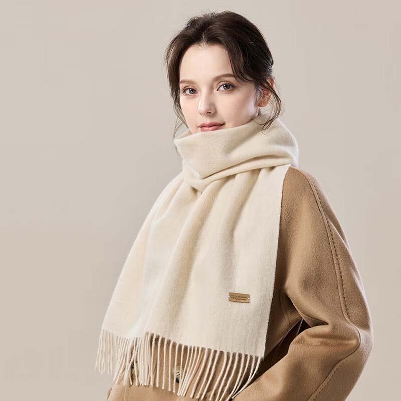 JIUMU Women's Pure Cashmere Scarf