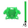 Silicone Protective Case Anti-Scratch Shockproof Skin Cover Sleeve Cartoon Dinosaur with Lanyard for Tamagotchi Paradise
