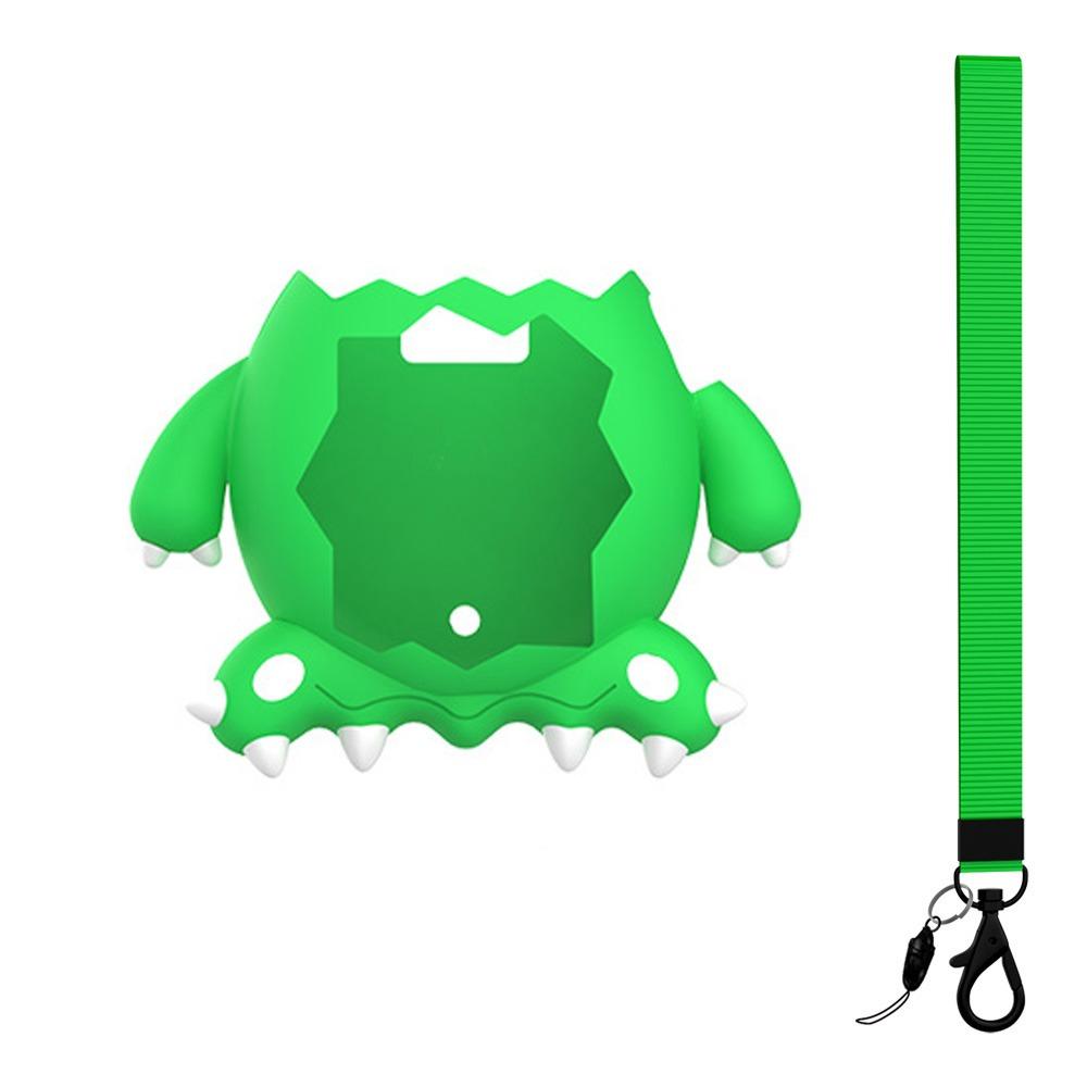 

Silicone Protective Case Anti-Scratch Shockproof Skin Cover Sleeve with Lanyard Cartoon Dinosaur for Tamagotchi Paradise