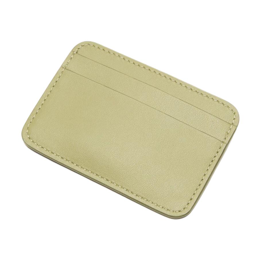 Acne Studios Embossed Logo Leather Card Holder Women Accessories Light-Green CG0284-DVB